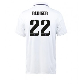 Real Madrid Antonio Rudiger #22 Hemmatröja 2022-23 Kortärmad